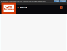 Tablet Screenshot of cycles-terrasson.com